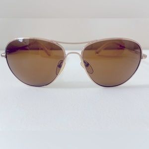 Garrett Leight Speedway sunglasses-Gold Aviator